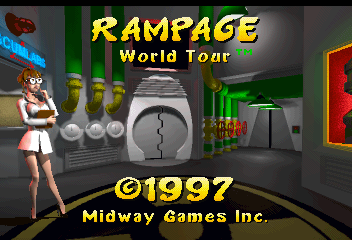 Rampage World Tour Title Screen